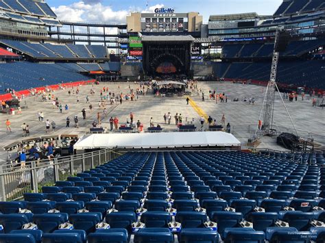 gillette stadium seating chart|view from my seat gillette stadium concert.